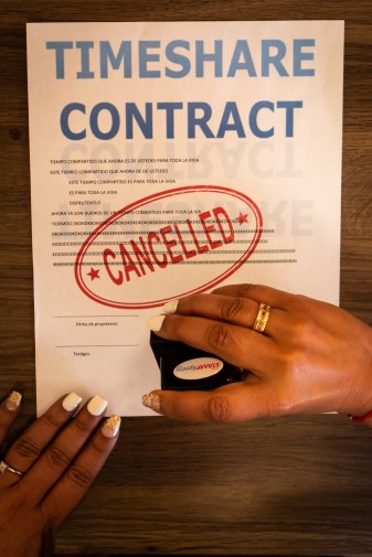cancelled timeshare contract